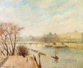 ルーヴル美術館 冬の日差しの朝 第 2 バージョン 1901 カミーユ ピサロ 風景 小川